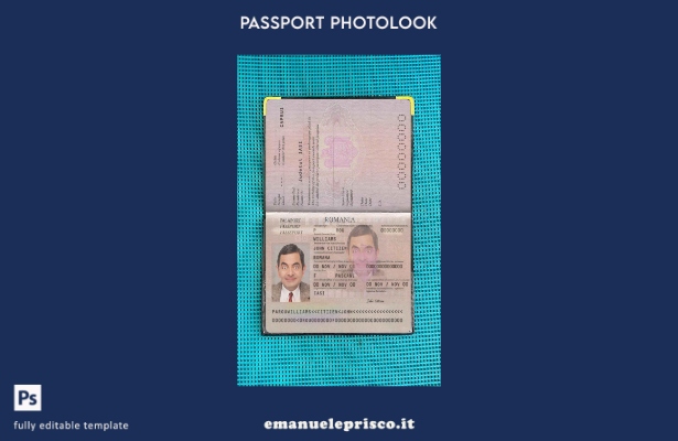 stile verificato Romania pass modello di aspetto fotografico presente